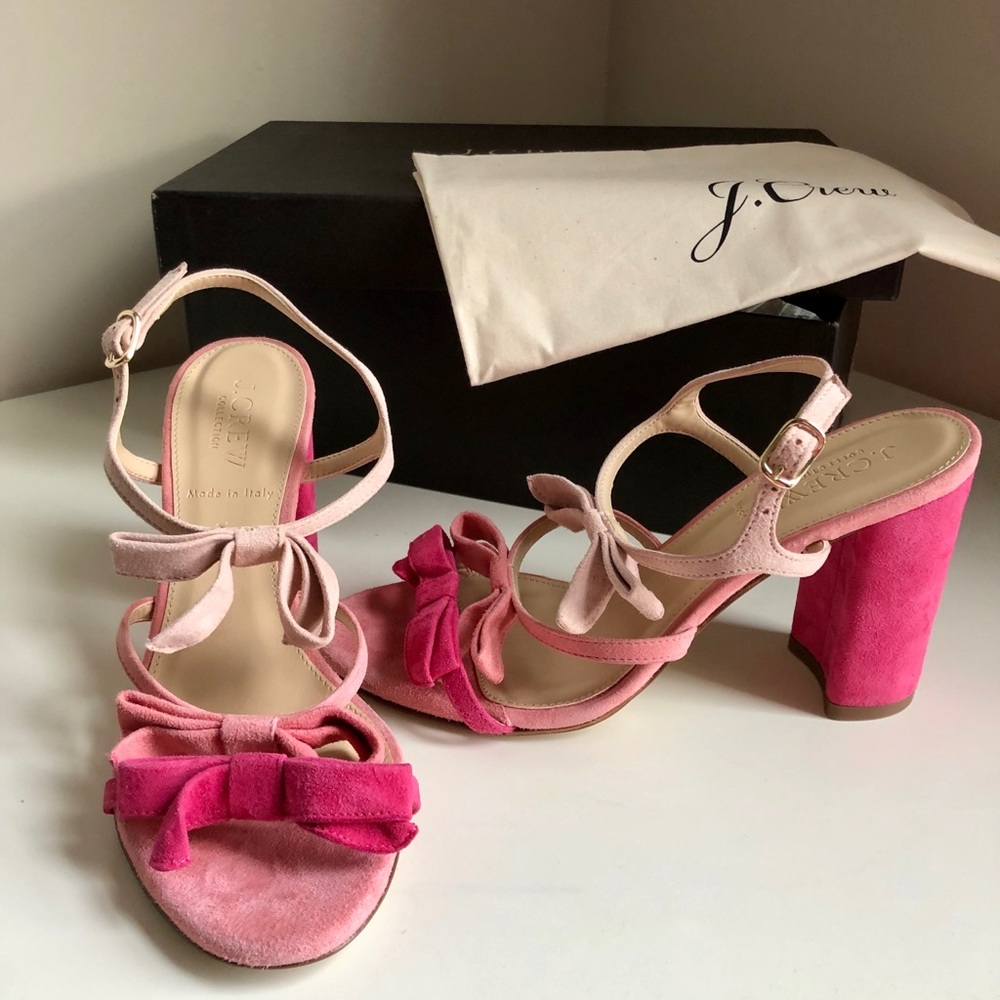 Stella Bow Heels in Wild Fuchsia